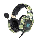 ONIKUMA K8 PS4 Gaming Headphone RGB LED Light Hi-Fi Stereo Over-ear Headset With Noise-canceling Mic