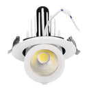 5W 12W Dimmable LED COB Ceiling Down Lamp Adjustable Spot Light Mount Fixture