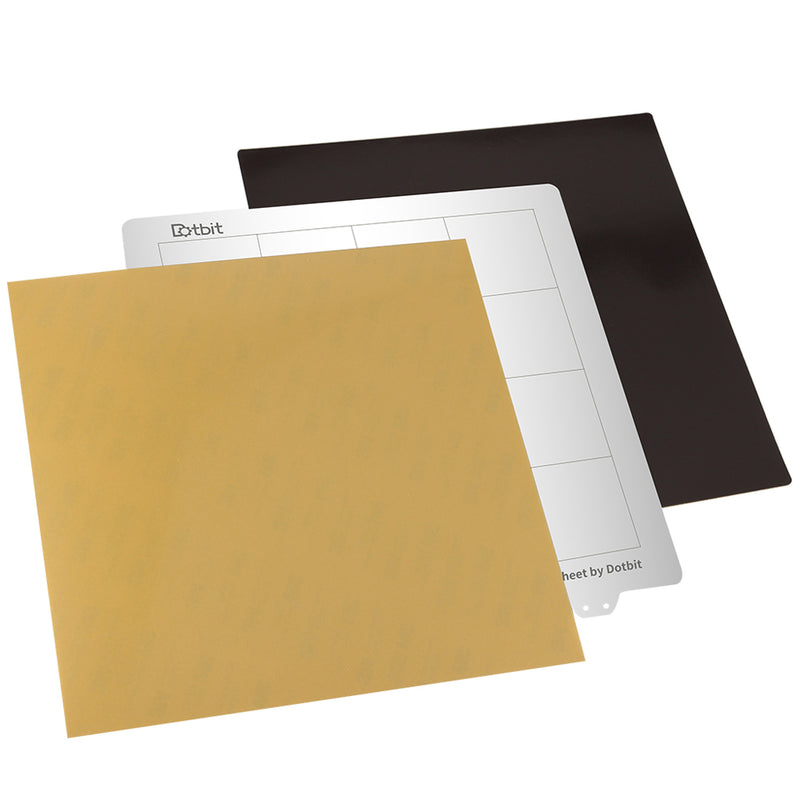 235*235mm Heated Bed Platform Hot Bed Steel Plate with B Side Magnetic Sticker + PEI Sheet for 3D Printer