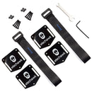 Fishbonne DIY FPV Racing Drone Backpack Spare Part Hang Set Strap RC Tie& Mounting Plate