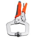 Multi-function Steel 5/6/11/18 Inch Locking C-Clamp Face Clamp Woodworking Vise Grip C Locking Plier
