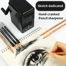 UFEN Manual Sketch Pencil Sharpener Stationery for Home Office School Desktop Gifts for Kids Childrens