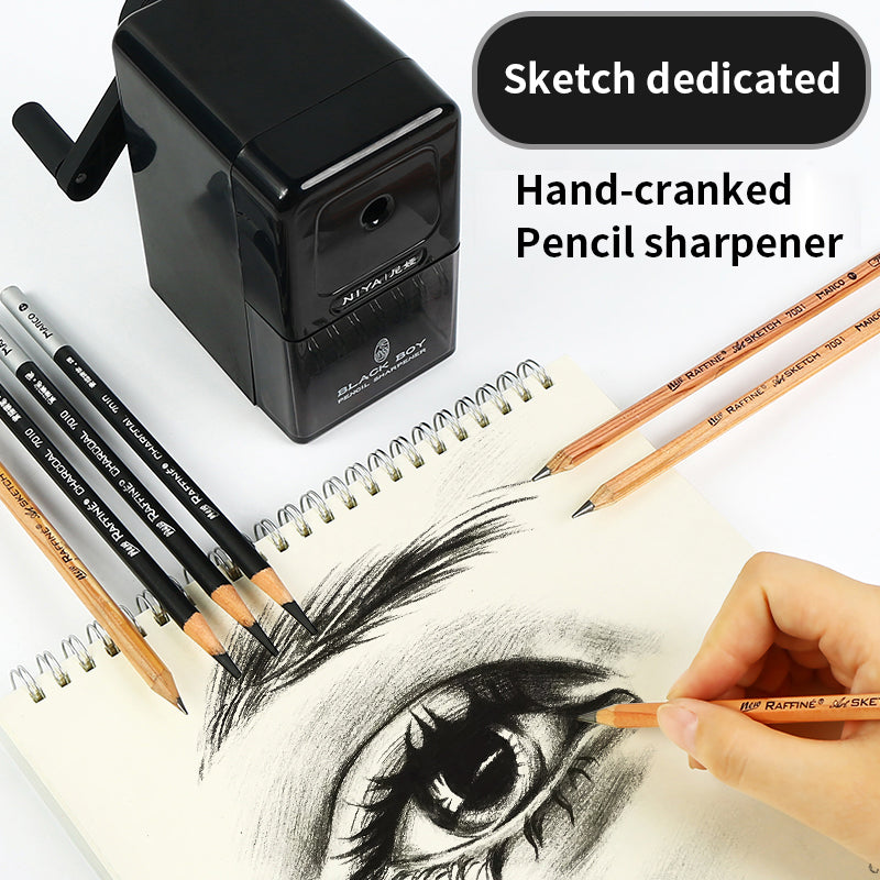 UFEN Manual Sketch Pencil Sharpener Stationery for Home Office School Desktop Gifts for Kids Childrens