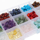 5-8mm Natural Quartz Crystals Loose Beads Strands Boxed Mix Assortment Healing Gemstone
