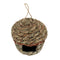 Straw Birdhouse for Parrot Hamster Small Animal's Cage Birds Breeding Bird House Home Hanging Decorations