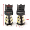 2pcs T20  Side Light Bulbs Lamps Canbus No Error W21 5W T20 6000K LED White Daytime DRL