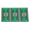 90pcs PCB Board Kit SMD Turn To DIP Adapter Converter Plate FQFP 32 44 64 80 100 HTQFP QFN48 SOP SSOP TSSOP 8 16 24 28