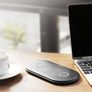 Qi Wireless Charger Fast Charging Dual Charging Pad Phone Holder For iPhone Samsung Huawei Xiaomi