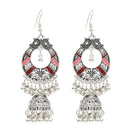 Bohemian Tassel Earring Hallow Bell Drop Earrings Retro Sliver Earrings for Women