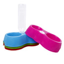 Portable Pet Water Bottle Dispenser for Dog Cat Travel Feeder Tray Bowl BPA-Free