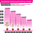 225 LED Plant Light Grow Hydroponic Full Spectrum Indoor Veg Flower Light Lamp