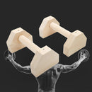 KALOAD Wooden Parallettes Gymnastics Calisthenics Handstand Bar Fitness Push Up Stand