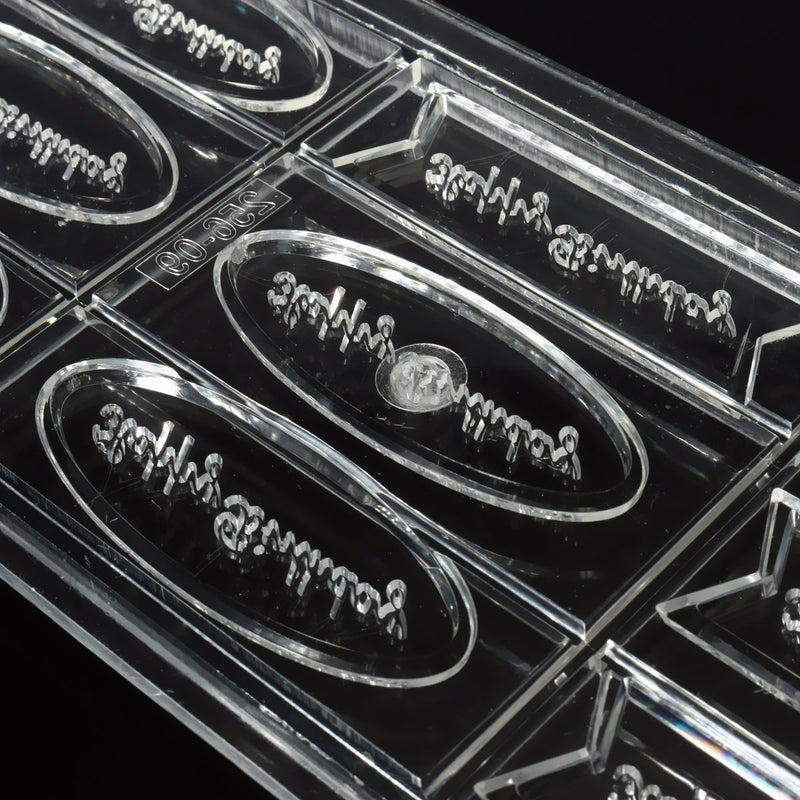 3D HAPPY BIRTHDAY Chocolate Mold Hard Candy Tray Mould DIY Tool For Home Kitchen