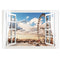 Miico FX82014 Ferris Wheel Landscape Wall Sticker Removable Sticker Window Printing Home Decoration Wall Sticker