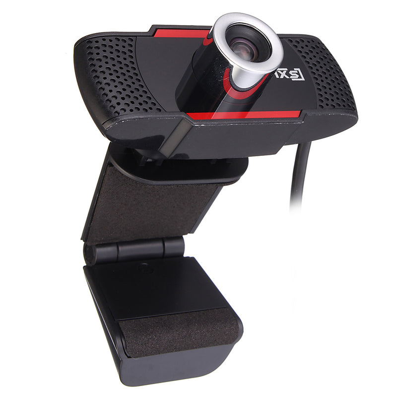 Original HXSJ S30 Foldable 720P HD Webcam Computer Camera with Sound-absorbing Microphone Mic