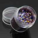 4 Pots 10ml Nail Art Glitter Powder Sheet Sequins Sparkly Colorful Christmas Iridescent Acrylic Tips