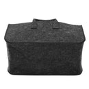 Felt Firewood Bag For Wood With Handles Grey Handy Storage Basket Rack
