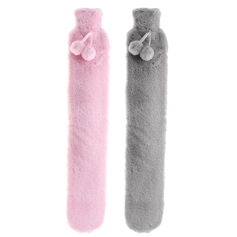 74x14cm Hot Water Bottles Large Long Area Warm Relaxing Heat with Removable Cover