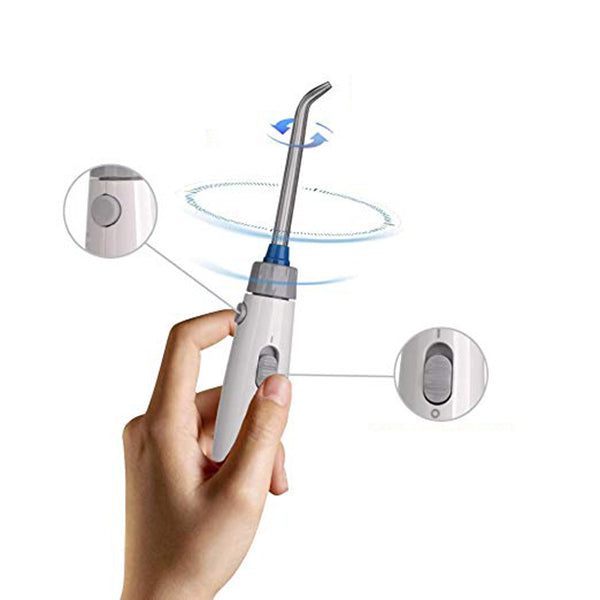 Water Flosser 600ml Dental Oral Irrigator Teeth Cleaner for Personal Braces Care Teeth Cleaning 7 Multifunctional Jet Tips and 10 Adjustable Water Pressure Perfect for Family