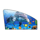 Cartoon Magnetic Car Curtain Adjustable Sun Shade Visor Car Window Sun Blocks Baby UV Rays Protection