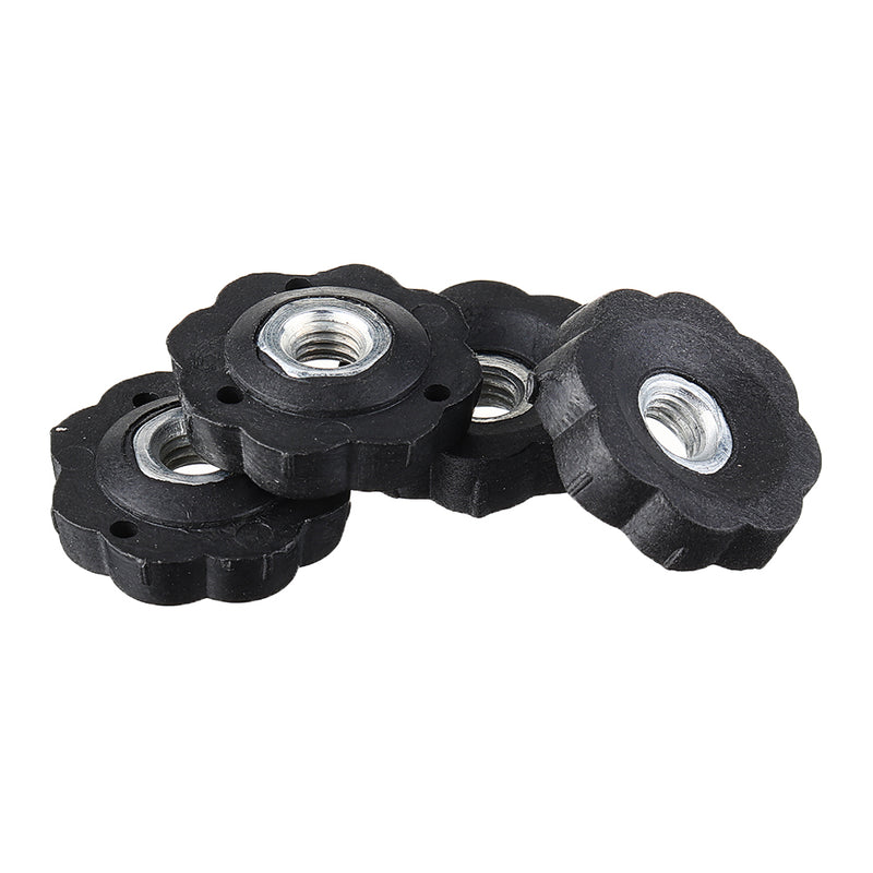 4Pcs Plum Star Through Hole  Heat Bed Hand Screw Levelilng Nut for 3D Printer Hotbed