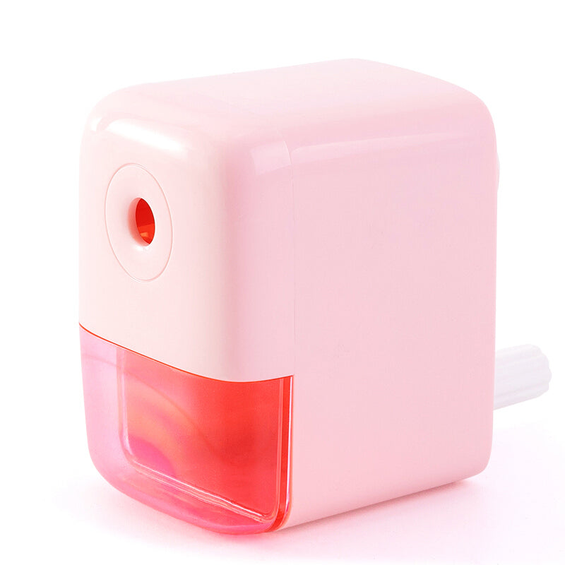 XIAOMI Ecosystem Deli 71158 Plastic Manual Pencil Sharpener Automatic Feeding Hand Crank Pencil Cutter Office School Students Stationery Supplies