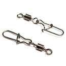 ZANLURE 25Pcs Snap Links Swivels Fishing Tackle Enhanced Pin For Coarse Carp Sea Fishing
