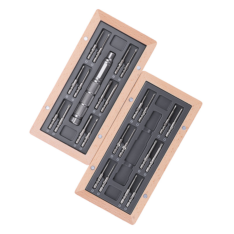 ATuMan X-mini 24 In 1 Multi-purpose Precision Screwdriver Set Repair Tool with Magnetic Storage