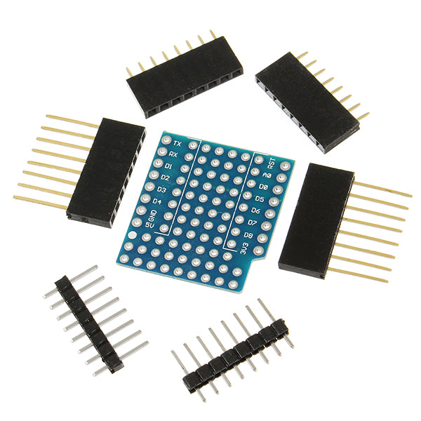Geekcreit ProtoBoard Shield Expansion Board For D1 Mini Double Sided Perf Board Compatible