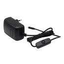 Geekworm EU Standard DC 5V 3.0A Power Supply Adapter With Switch For Raspberry Pi