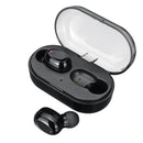 [bluetooth 5.0] TWS True Wireless Earbuds Noise Cancelling Touch Control IPX6 Waterproof Stereo Earphone with Mic