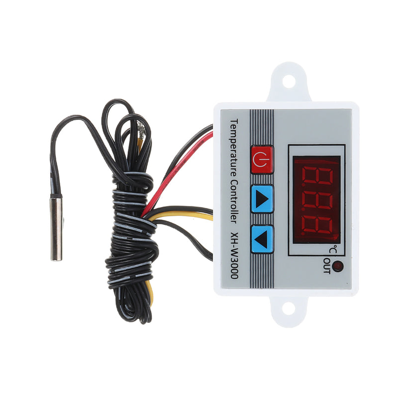 XH-W3000 Micro Digital Thermostat High Precision Temperature Control Switch Heating and Cooling Accuracy 0.1