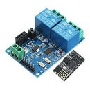 3pcs 5V ESP8266 Dual WiFi Relay Module Internet Of Things Smart Home Mobile APP Remote Switch