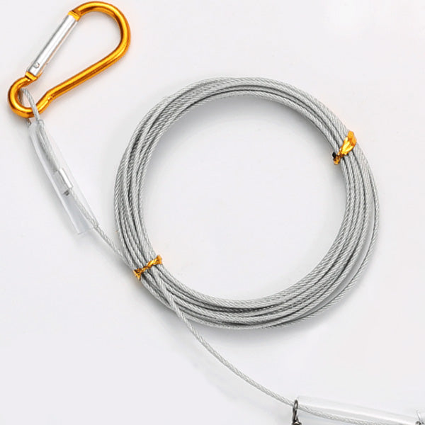 Seaknight 4m 10 Fishing Hook Lock Buckle Stainless Steel Live Fish Lure Lock Fishing Accessories With Handle Storage Bag Ground Nail