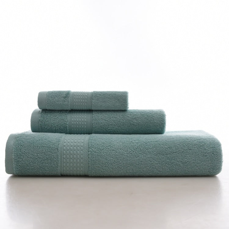 KCASA KC LN-01 Bath Pure Towels Long Stapled Cotton Beach Spa Thicken Super Absorbent Towel Sets
