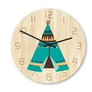 Loskii CC034 Creative Wall Clock Mute Wall Clock Cartoon Wall Clock For Home Office Decorations