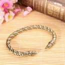 Men Punk Alloy Large Bangles Wristband Retro Viking Jewelry Bracelet