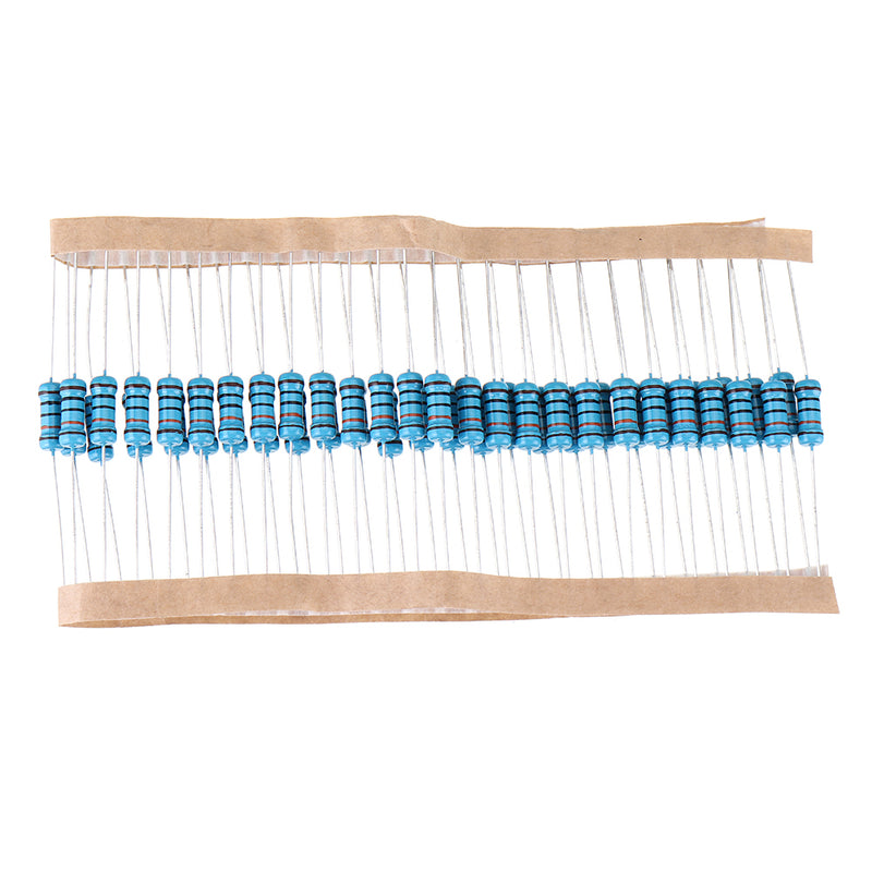 50pcs 1W Metal Film Resistor 1% 100K ohm