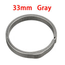 20-33mm Titanium Alloy Key Ring Pocket Split Keychain Buckle Circle Clip Motorcycle