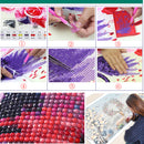 72Pcs Diamond Painting Tools Kit Hand Embroider Cross Stitch Accessory