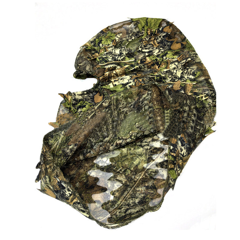 Camouflage 3D Mask Tree Face Hood Hunting Head Army Military Sniper