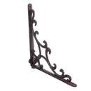 Cast Iron Wall Shelf Mount Bracket Support Mounted Supporter Home Garden Rusty