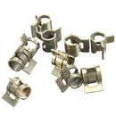 60Pcs Hose Water Pipe Air Tube Fuel Line Clamp Spring Clips