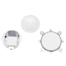 LED Lens Optical Glass 57mm + Reflector + Fixed Bracket For 20W 30W 50W 100W High Power Chip