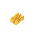 1x Copper + 2x Aluminum Gold Radiator with Back Glue for Raspberry Pi Case