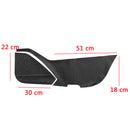 Car Door Anti-Kick Pad 3D Carbon Fiber Protection Floor Mat For VW Tiguan 2017-2018
