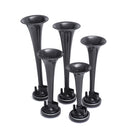 5pcs 178DB 12V Compressor Air Horn Kit Trumpets Black Dukes Car Truck