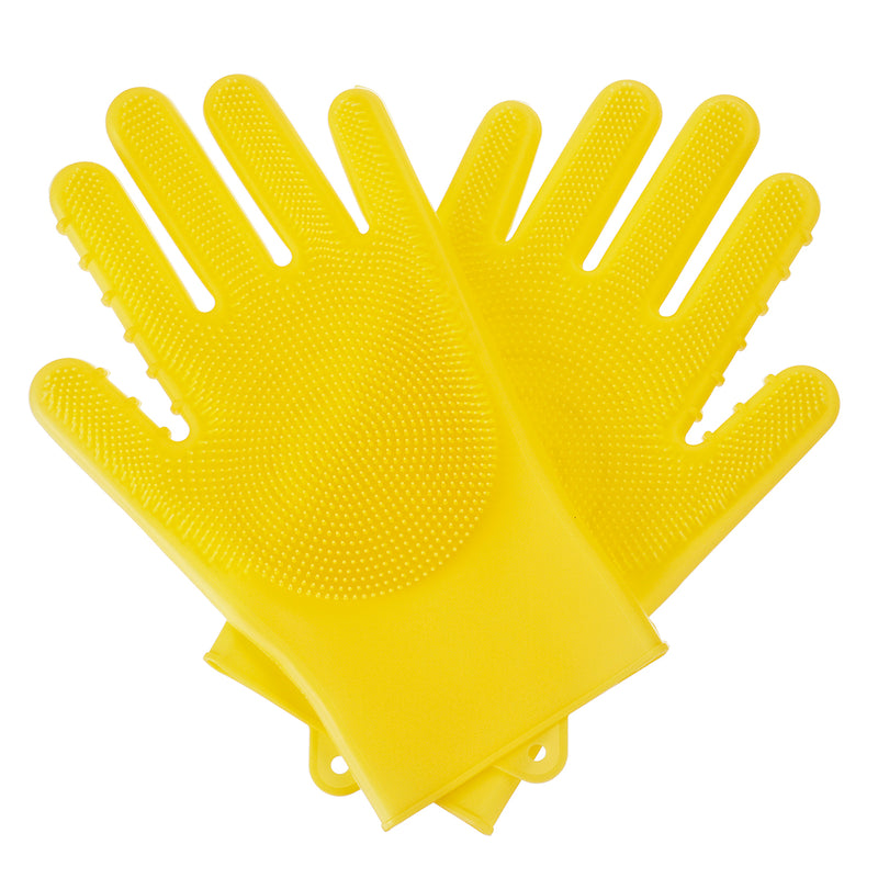 Silicone Multi-function Kitchen Cleaning Magic Glove Dishwashing Brush