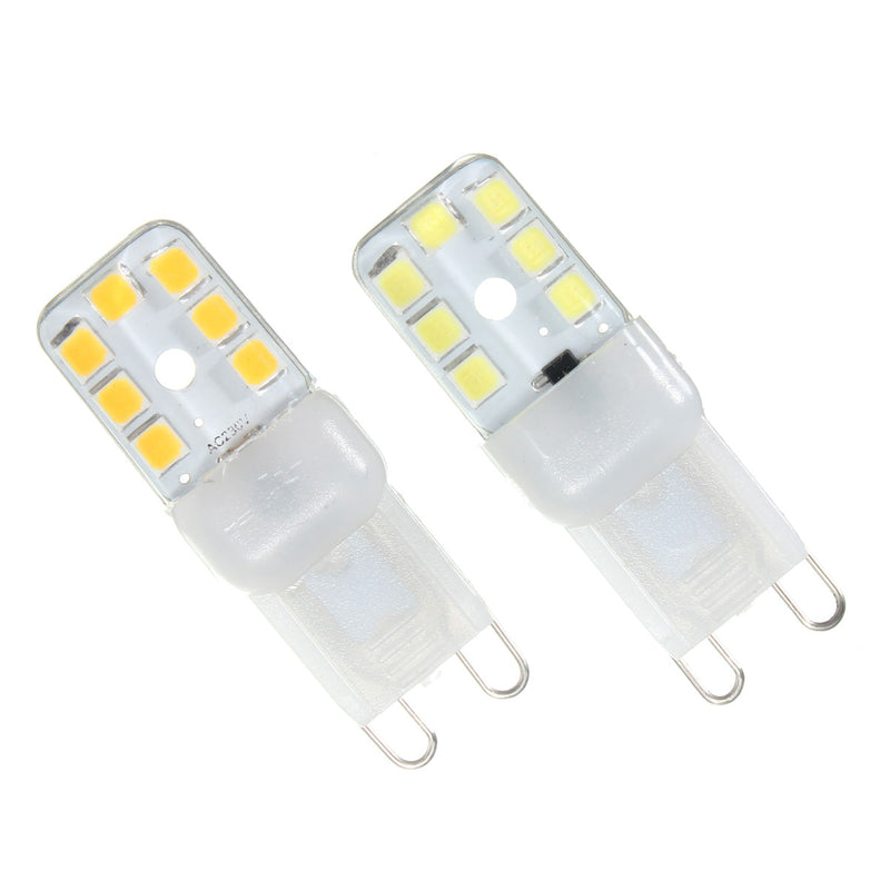 Dimmable G9 2W LED Warm White Pure White 14 SMD 2835 225Lm Light Lamp Bulb AC220V