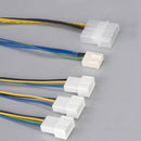 Akasa AK-CB002 PWM Splitter Smart Fan Cable Supports 3 PWM Fans From A Single Motherboard Header